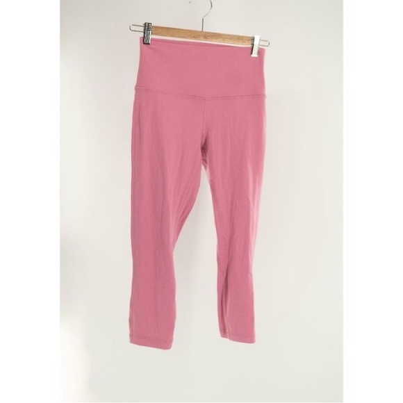 LULULEMON pink crop leggings - Picture 4 of 7